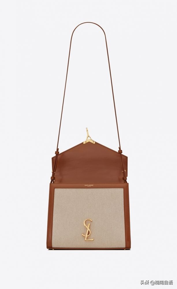 YSL圣罗兰推出限量版小麦啡色帆布手袋充满浓厚复古味道