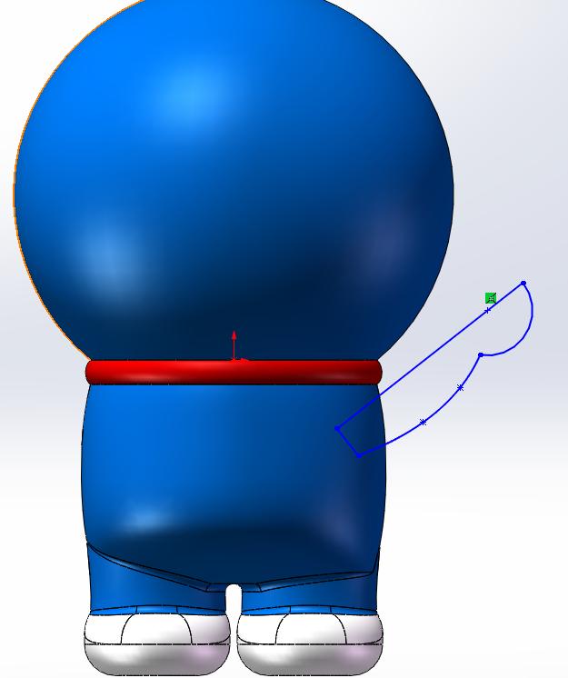 哆啦a梦3d建模教程solidworks,3d建模制作哆啦a梦地图