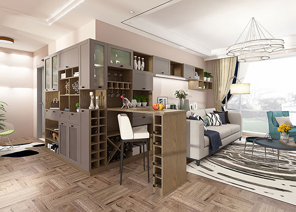 定制客厅装修效果图,客厅家居定制