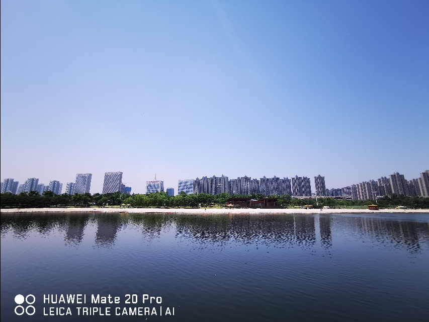 大美滨湖全景图,合肥滨湖塘西河公园美景