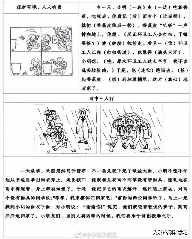 看图写话睡前讲故事怎样写,儿童睡前小故事二年级看图写话