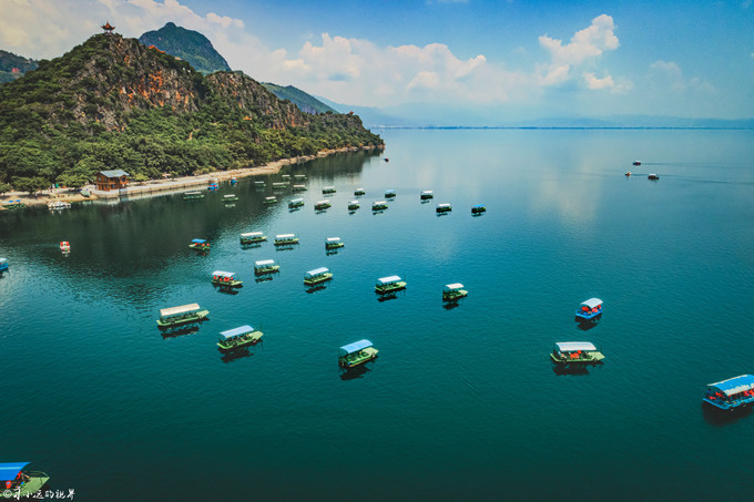 2001年抚仙湖水下古城真实视频,罕见的湖泊风光摄影