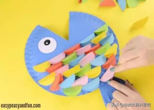 幼儿大班手工创意植物,幼儿园手工纸盘创意设计