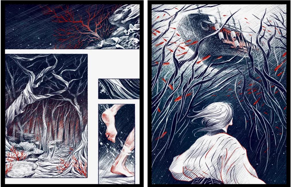 她画的这套《神秘博士》中国风系列，“美哭了”万千网友