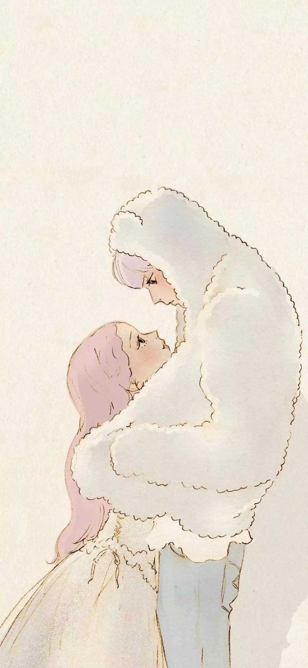 浅色系卡通壁纸,手机壁纸浅色面板