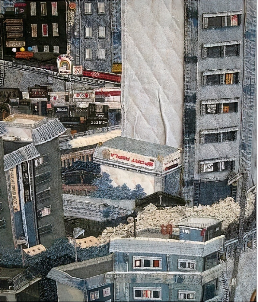 韩国妹子牛仔裤,韩国妹子用牛仔裤作画