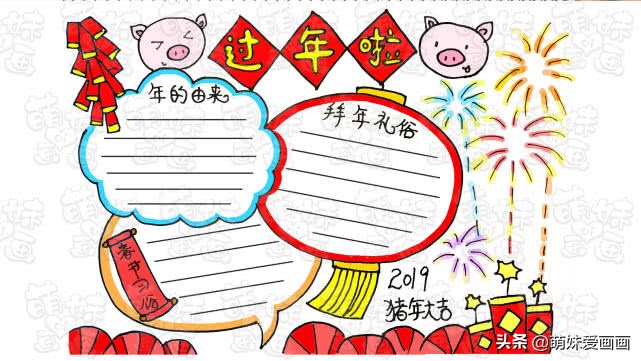 手抄报背面作品标注怎么写,手抄报绘制过程该怎么介绍