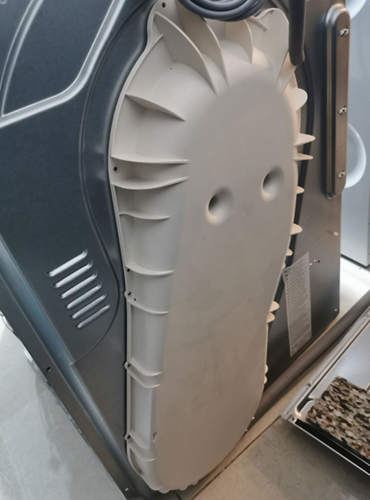 拆出来洗的洗衣机,瑞典asko整体洗衣房