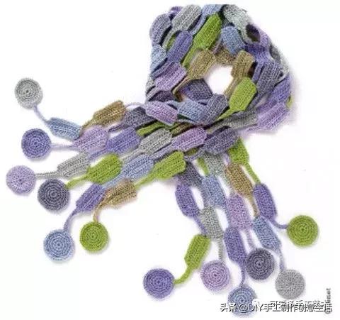 手工diy钩针编织围巾教程,diy手工编织围巾教程