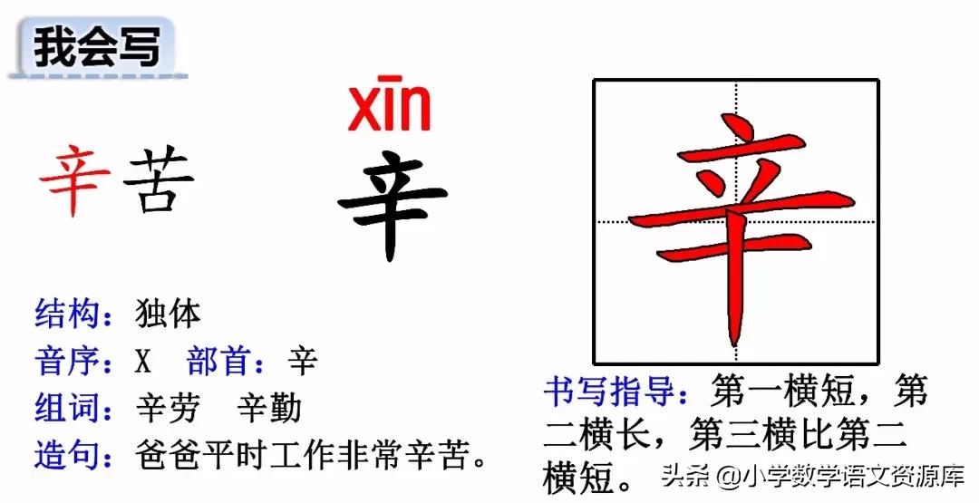 二年级上册生字部首组词造句表格,二年级上册生字偏旁部首造句