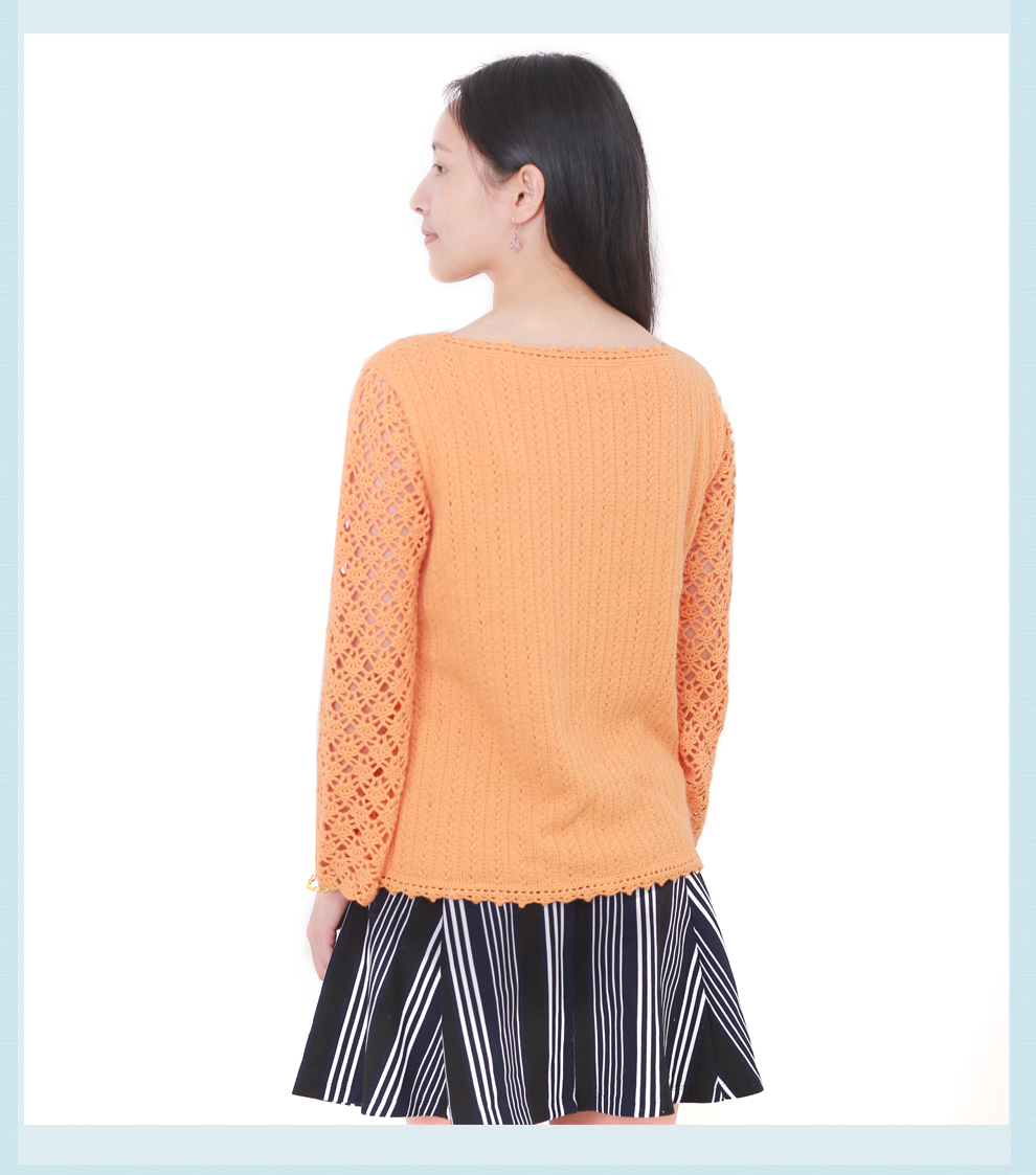 三股羊绒毛衣编织教程,九色鹿编织毛衣教程