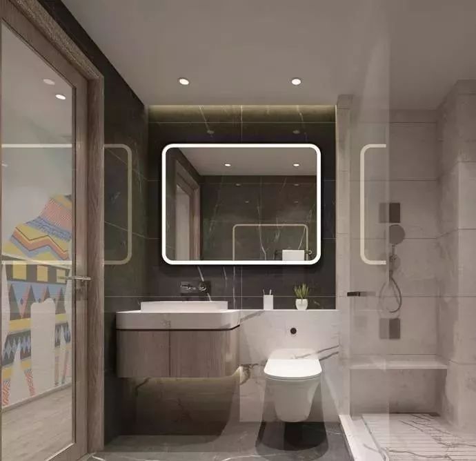 现代港式轻奢大平层设计效果图,港式轻奢大宅