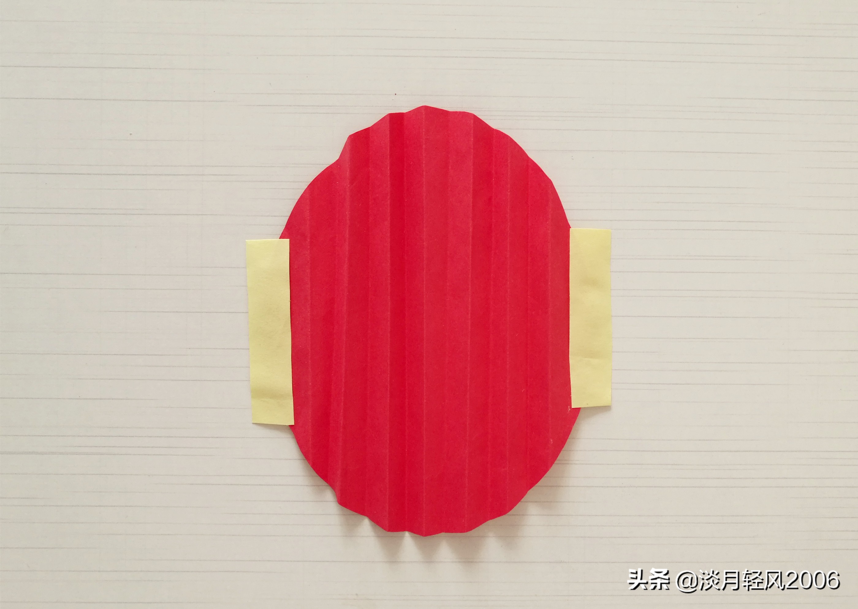 只用卡纸做的手工小灯笼,卡纸手工小灯笼做法
