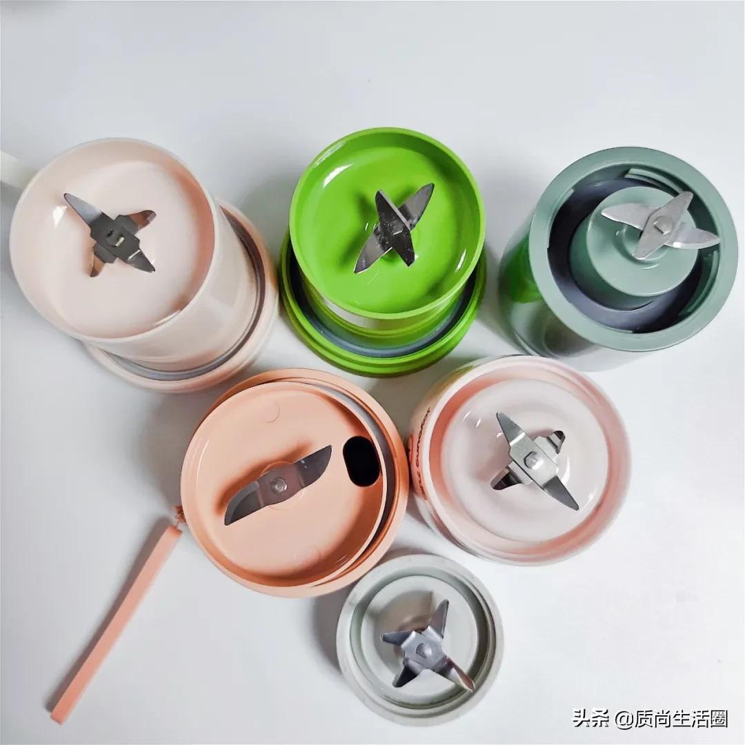 八叶刀头榨汁机小型评测,榨汁机四叶刀头对比六叶