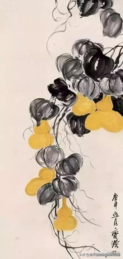 齐白石葫芦精品图片,齐白石葫芦国画