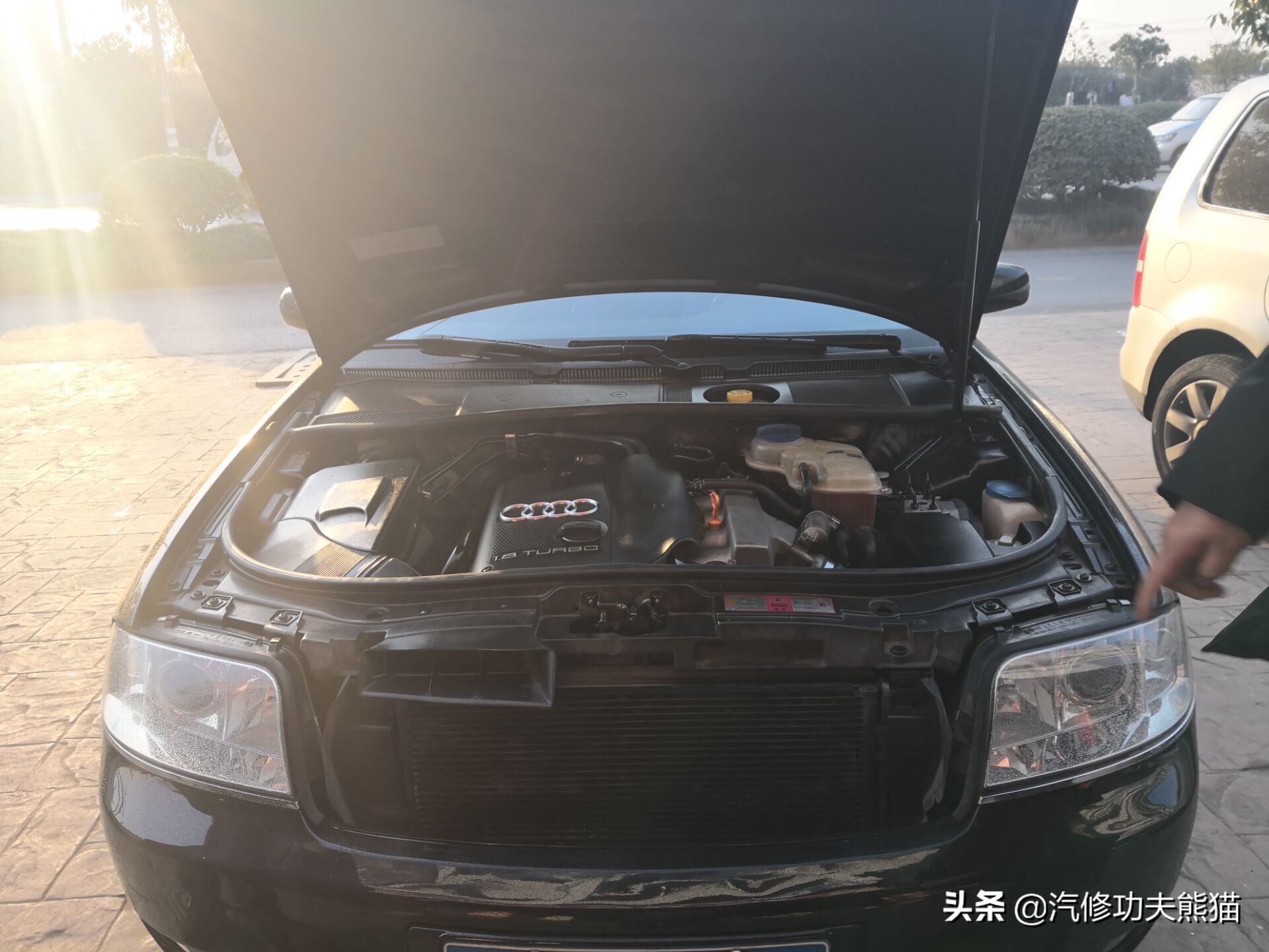 奥迪a6老款升级新款全过程,面目全非的23w公里的奥迪a6