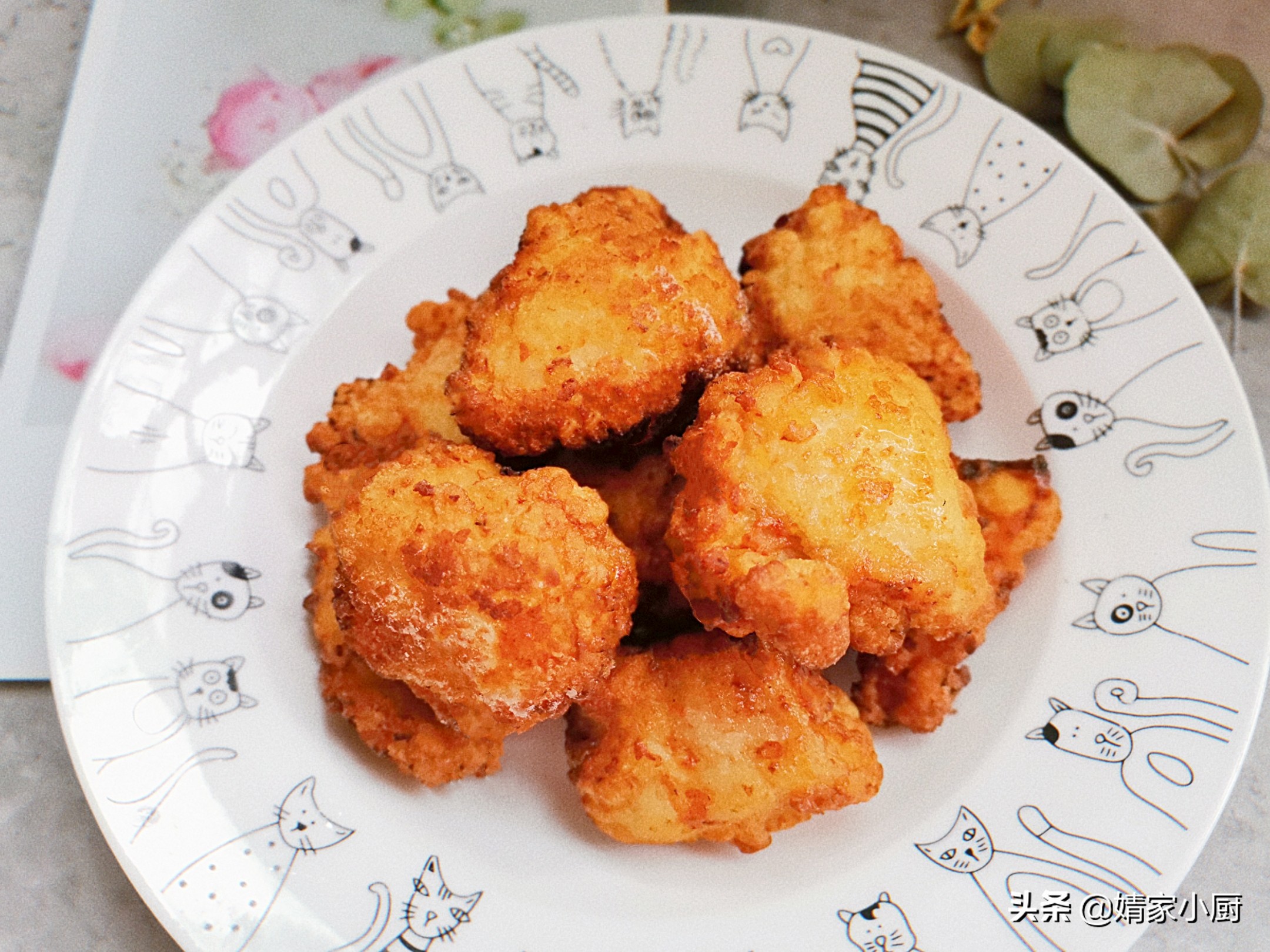 酥脆炸鸡块做法,儿童在家做炸鸡