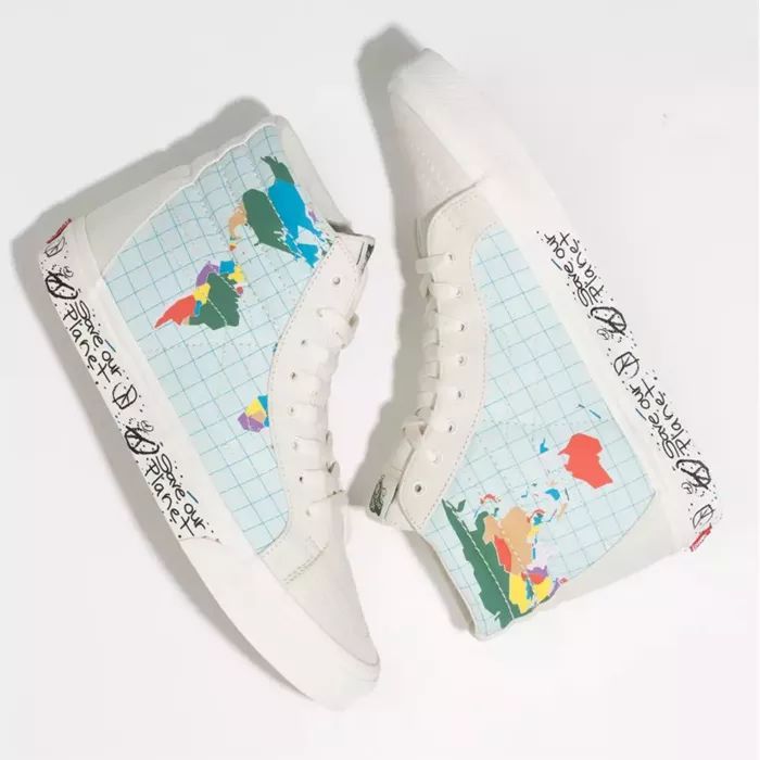 Vans环保联名每款都想要！印满地图