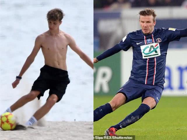 小七与哥哥罗密欧踢足球,贝克汉姆罗密欧和小七