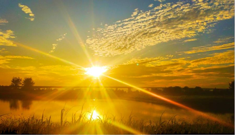 大美武湖图片,武湖烟涨