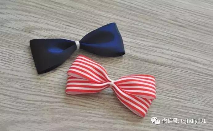 女生手工简单又漂亮蝴蝶结,发饰手工蝴蝶结制作教程