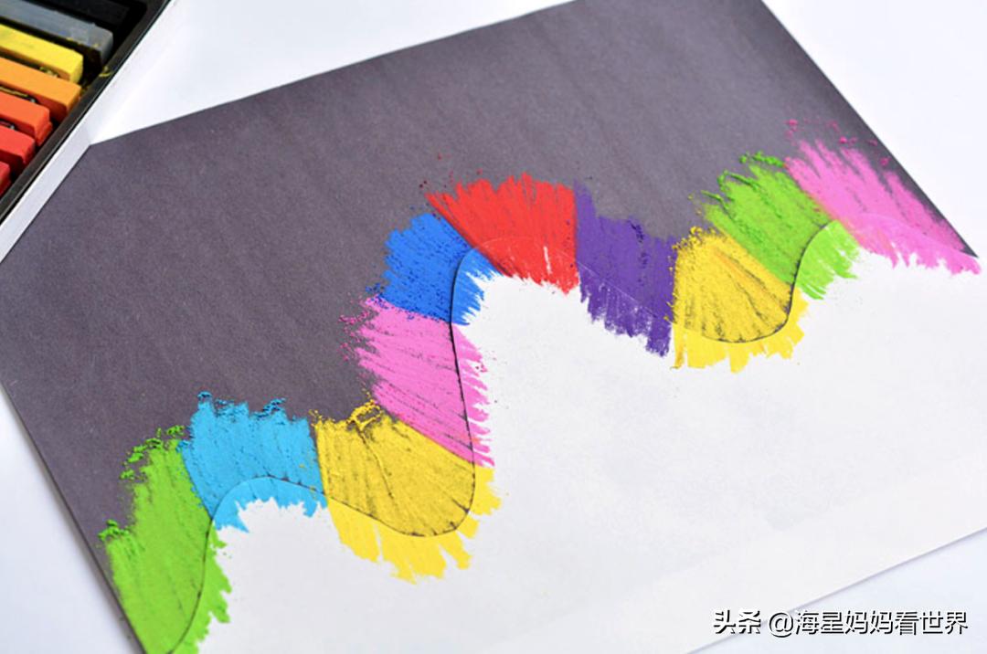 蜡笔油画棒画法,超简单的油画蜡笔素材教程