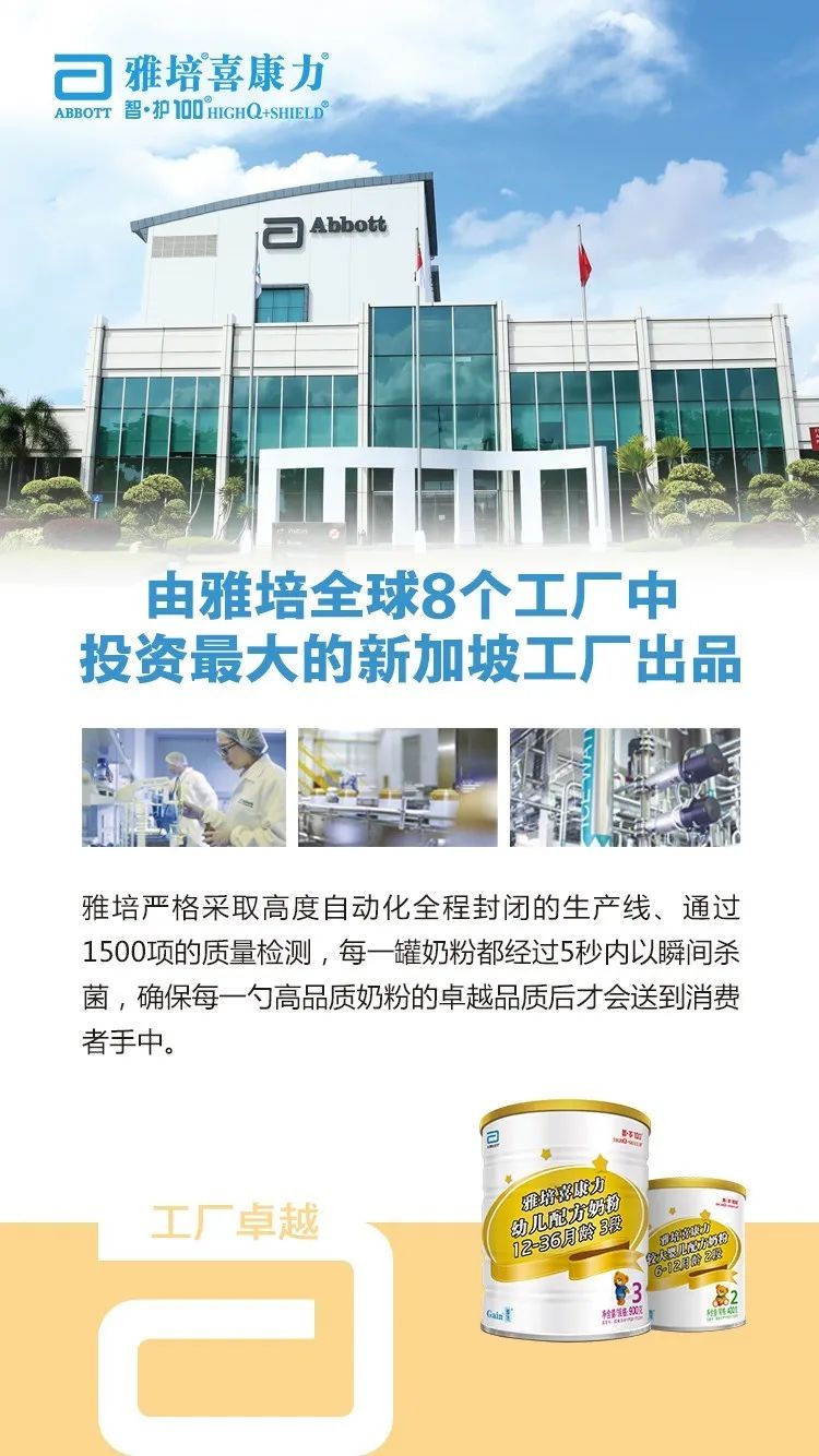 雅培新配方智护100,雅培荣获的奖项