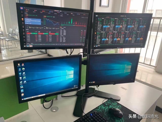炒股专用4联屏电脑主机配置,组装炒股电脑配置