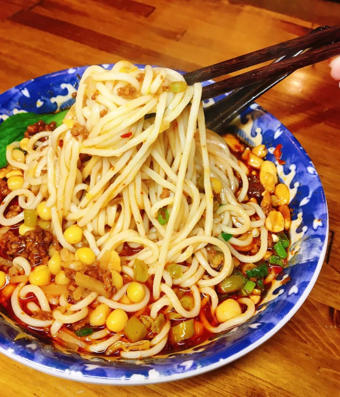 一碗小面一把青菜,一碗小面二个小菜