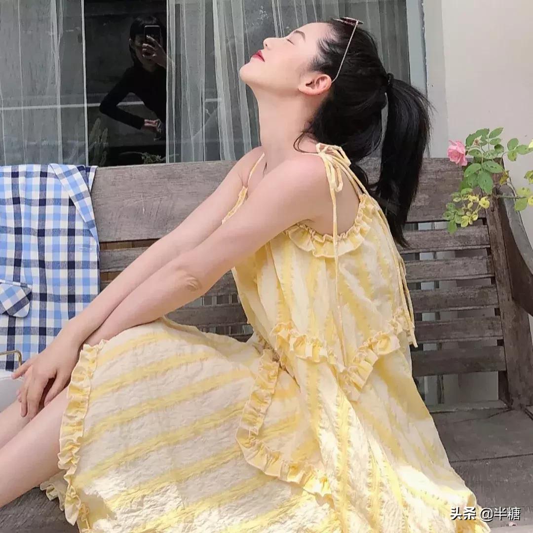 连衣裙海边度假沙滩裙超仙,超美海边度假裙