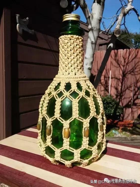 编绳杯套,编绳防烫杯套