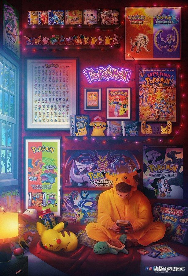 这位画师可能把所有玩家的童年都画了一遍