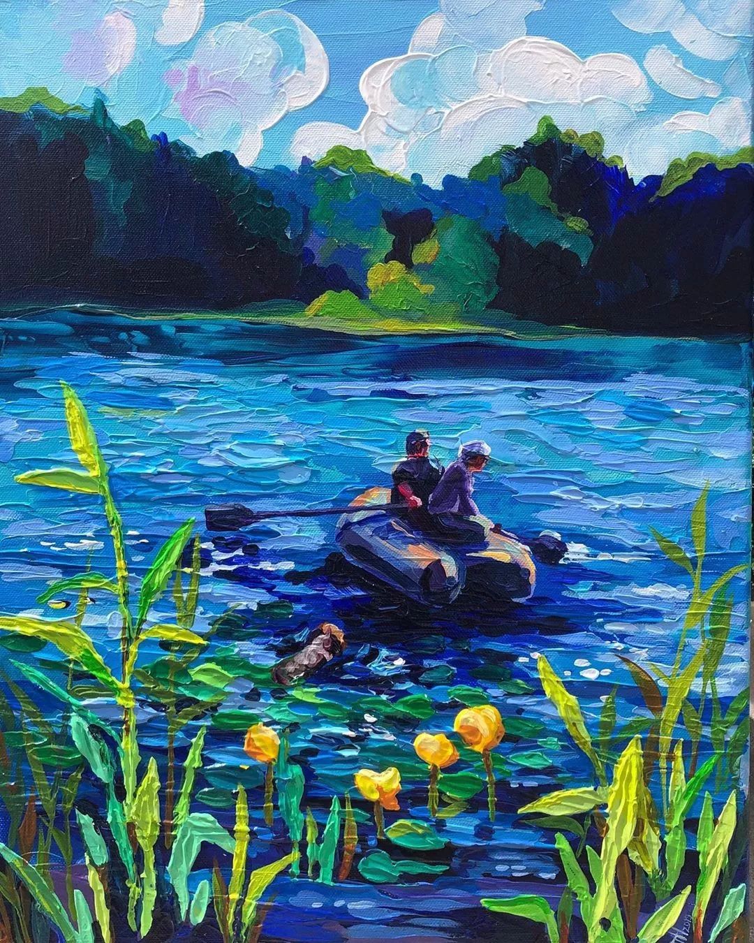 简单又有艺术感的油画怎么画,油画风景细节怎么画