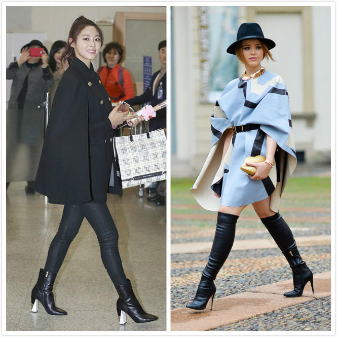 小众斗篷搭配,冬季复古斗篷适合搭配什么下装