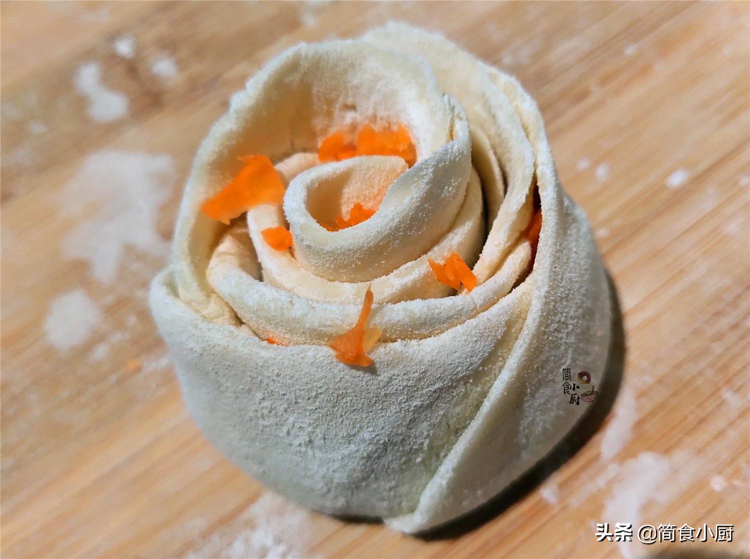 饺子皮玫瑰花做法视频教程全集,饺子皮玫瑰花的做法大全