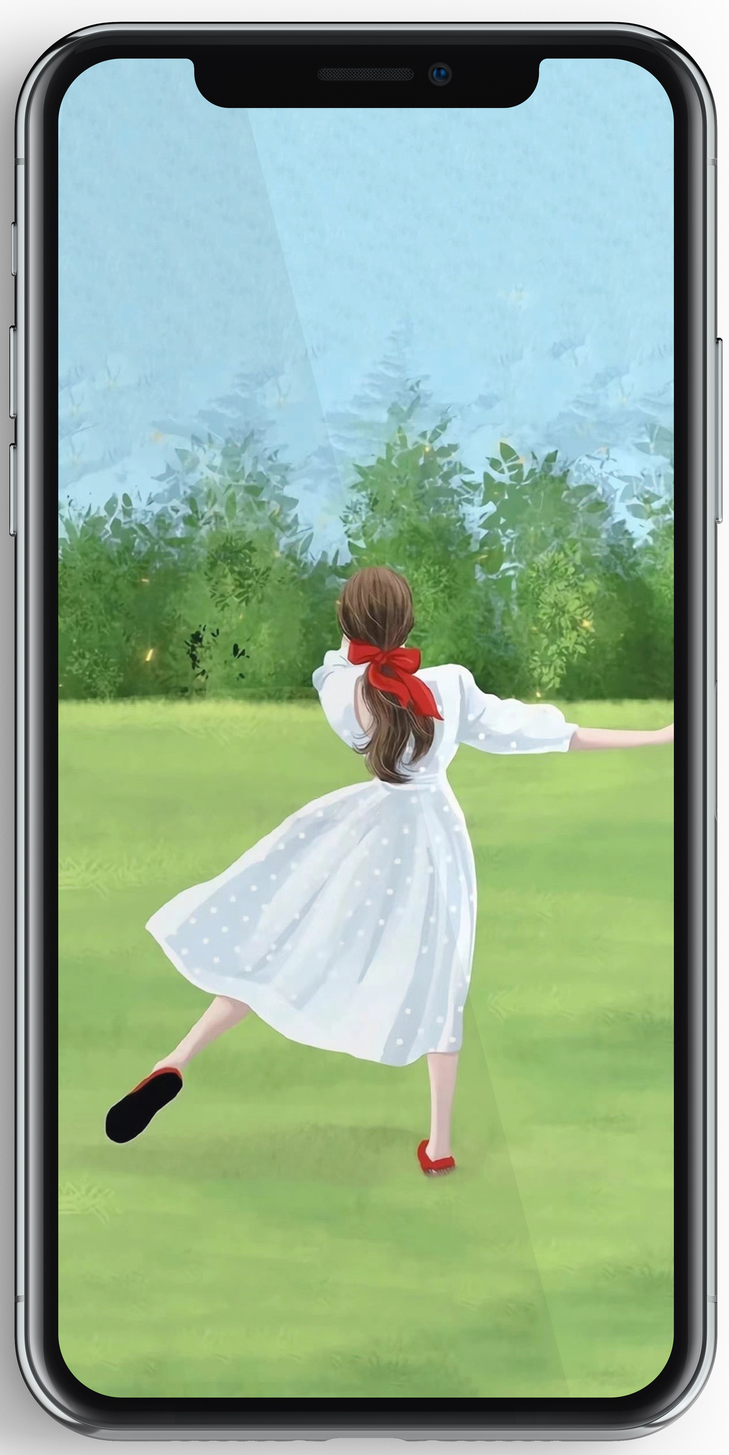 女人专用护眼绿色手机桌面壁纸,手机护眼壁纸高清绿色自然景色