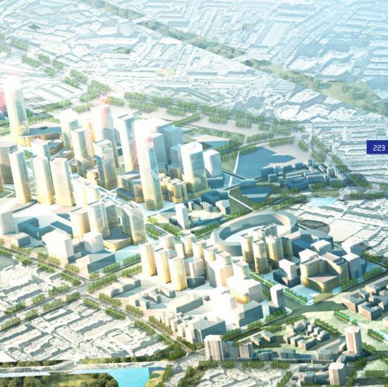 昆明未来的规划实景效果图,昆明东部商务区效果图