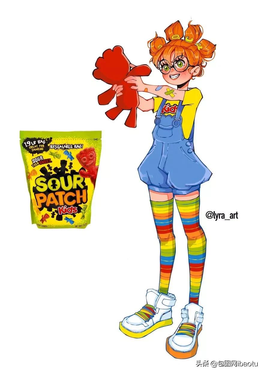 把可口可乐拟人化,把各种奶茶拟人