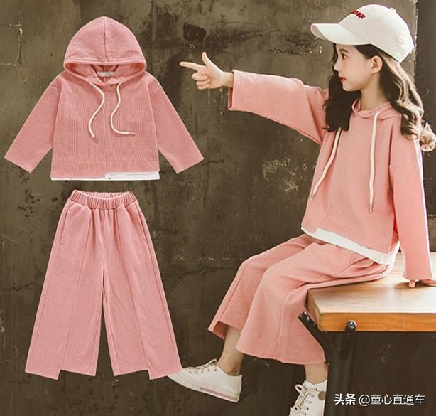 童装韩系风中大童,中大童装8-16岁运动衣