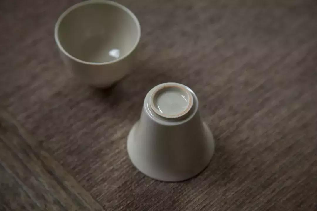 稻香釉品茗杯,影青釉品茗杯