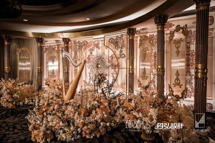 莫奈宫廷风婚礼,神秘梦幻的法式莫奈花园婚礼