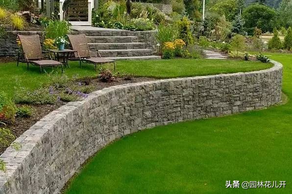 百款石材景观墙设计,挡土墙设计方案