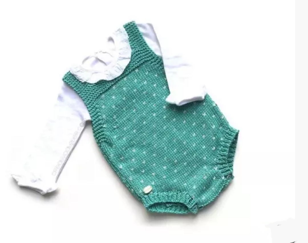 宝宝连体衣编织视频教程全集,从上往下织连体衣编织教程