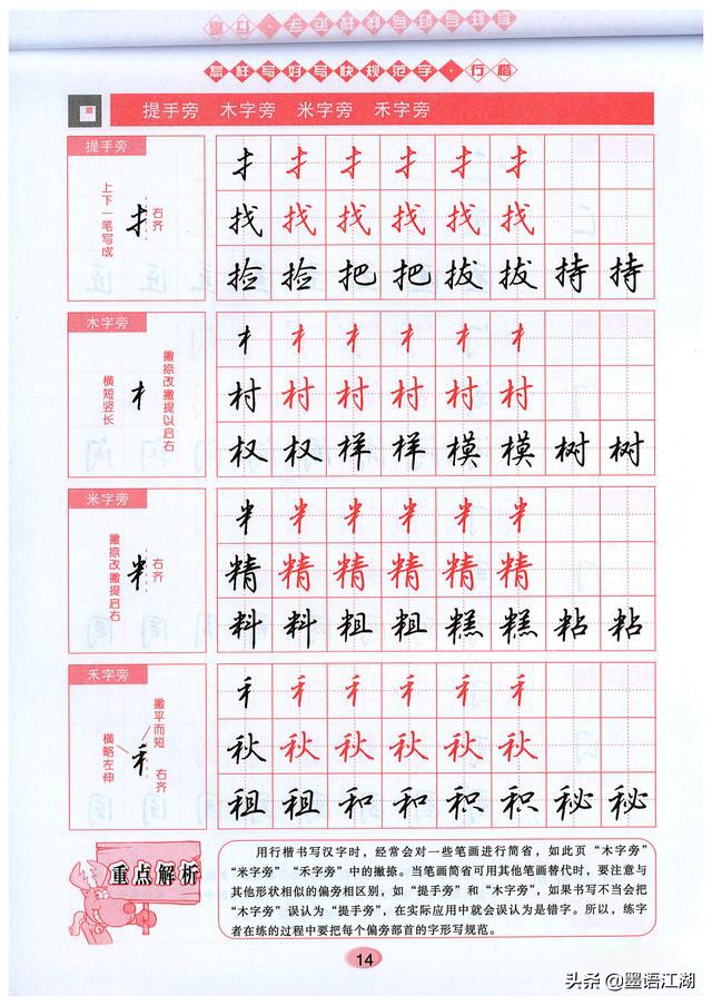 零基础怎么练行楷字帖,华夏万卷吴玉生行楷字帖使用方法