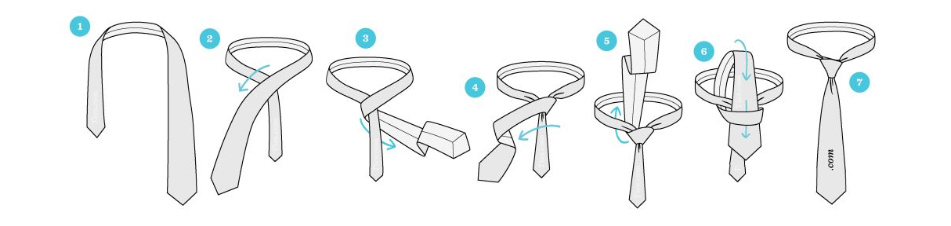 汤尼古其丨如何系领带？领带打法图解，一分钟学会打领带