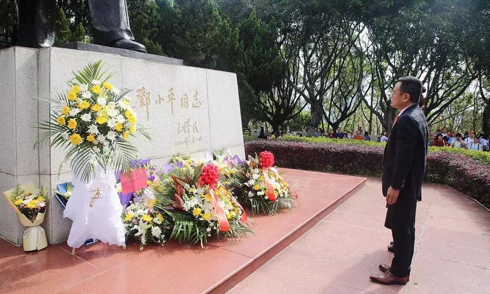 巨邦清明献花丨人间四月无心芳菲，上山看总设计师改革大步豪迈