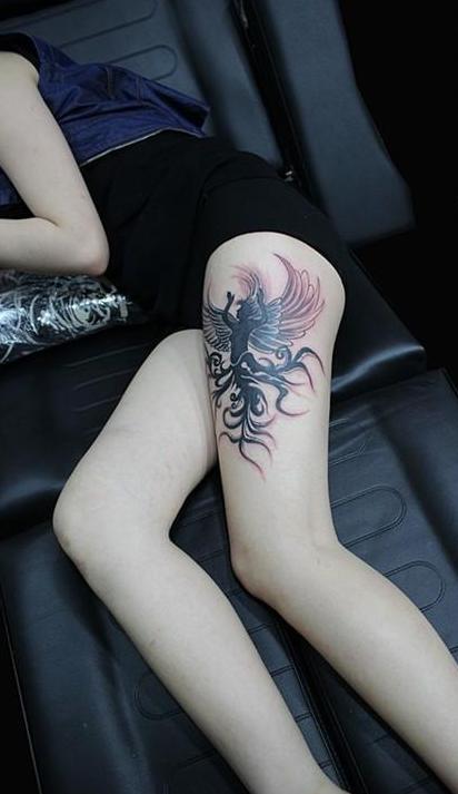 *袜丝**美女性感纹身