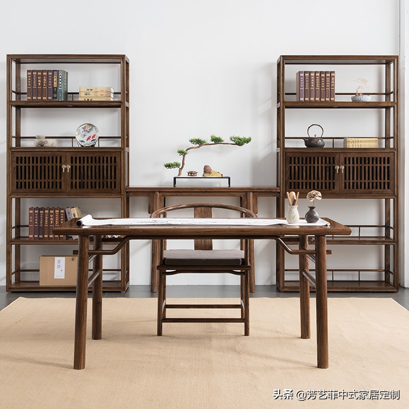 新中式老榆木家具,老榆木轻奢式家具
