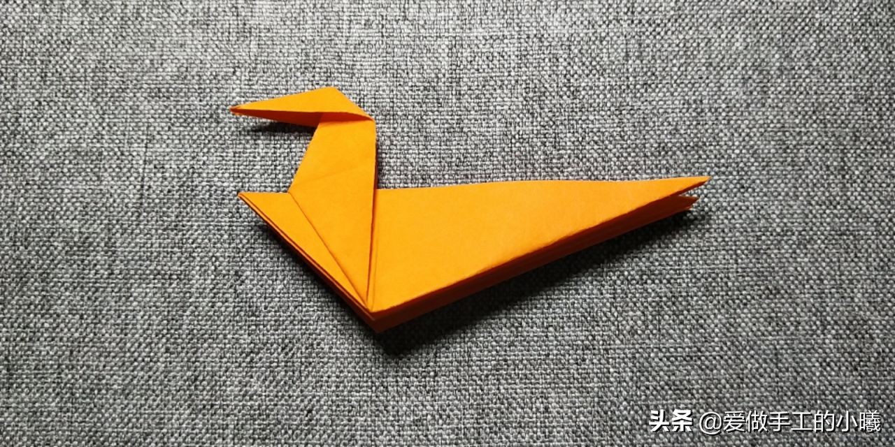 折纸教程：简单霸王龙折纸图解，学会了教小朋友不错呦