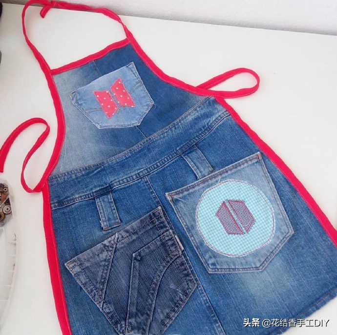 旧牛仔裤改造手工制作大全,旧牛仔裤不要扔教你废物大改造